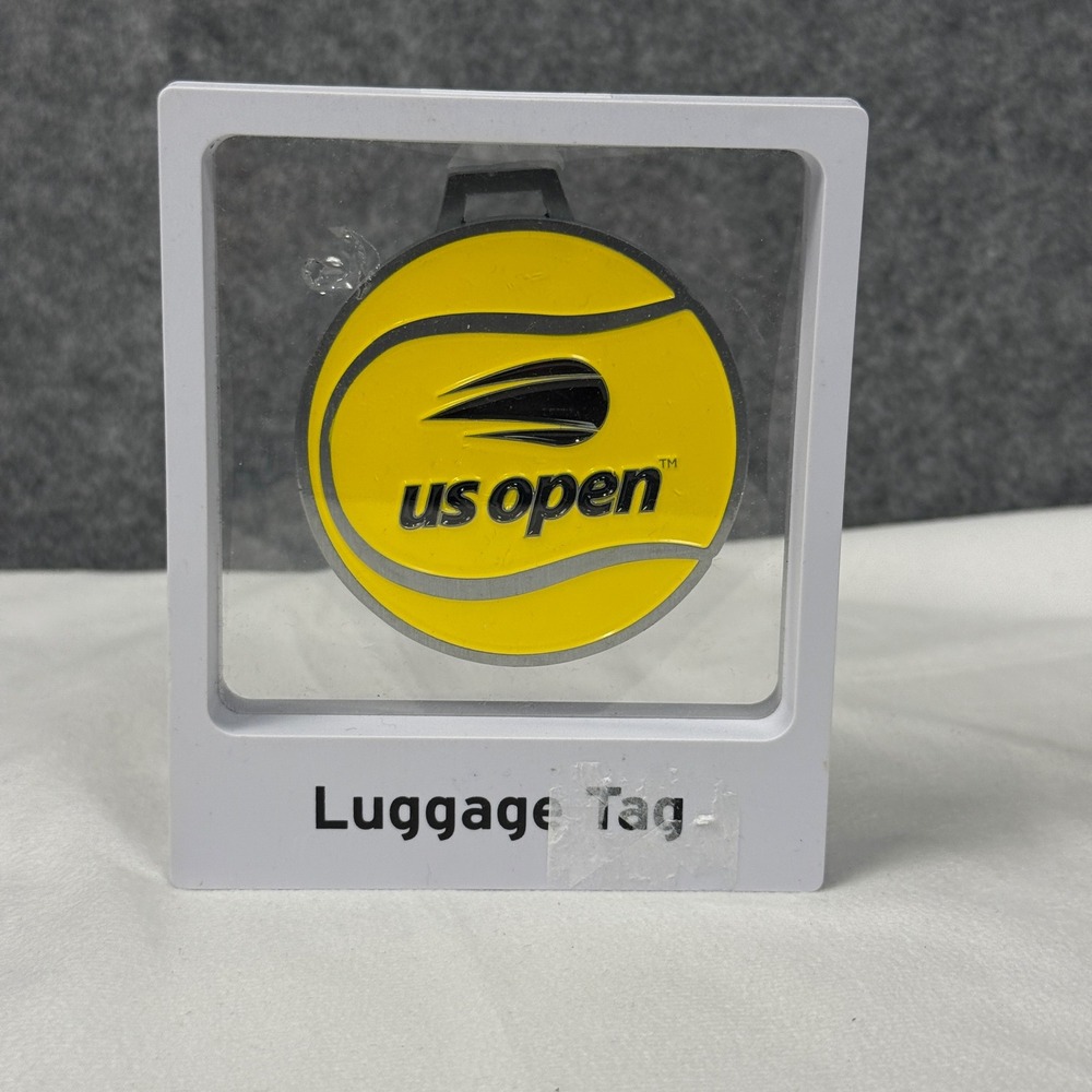 US Open Tennis Ball Logo Luggage Tag NEW